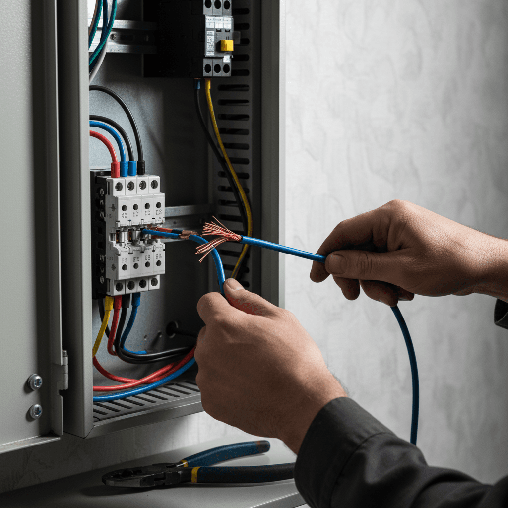 Electrical work - skilled wiring installation